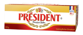 President 100 G Unsalted Butter